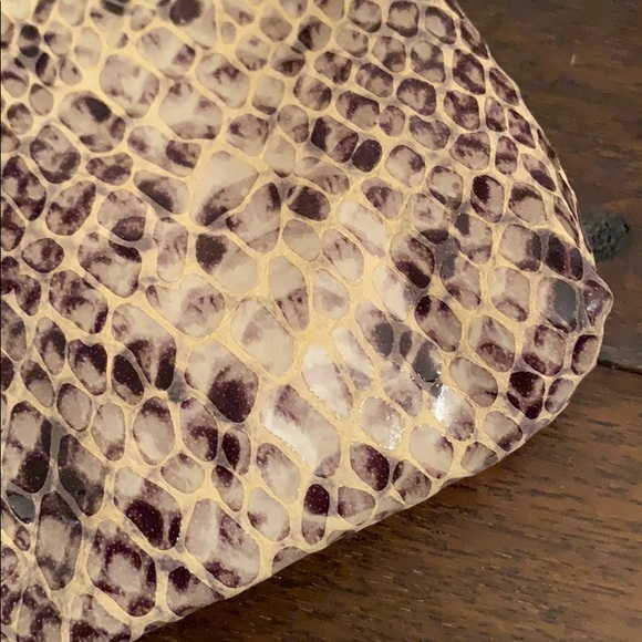 Brighton Snakeskin Print Clutch or Crossbody EUC! - Picture 14 of 16